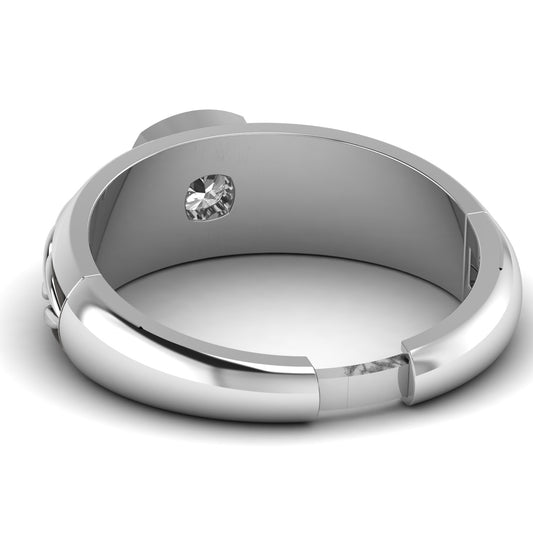 Slayer Ring Blue Topaz