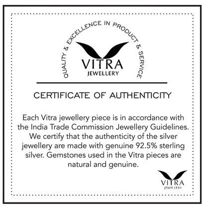 Certificate of authenticity by vitra jewellery