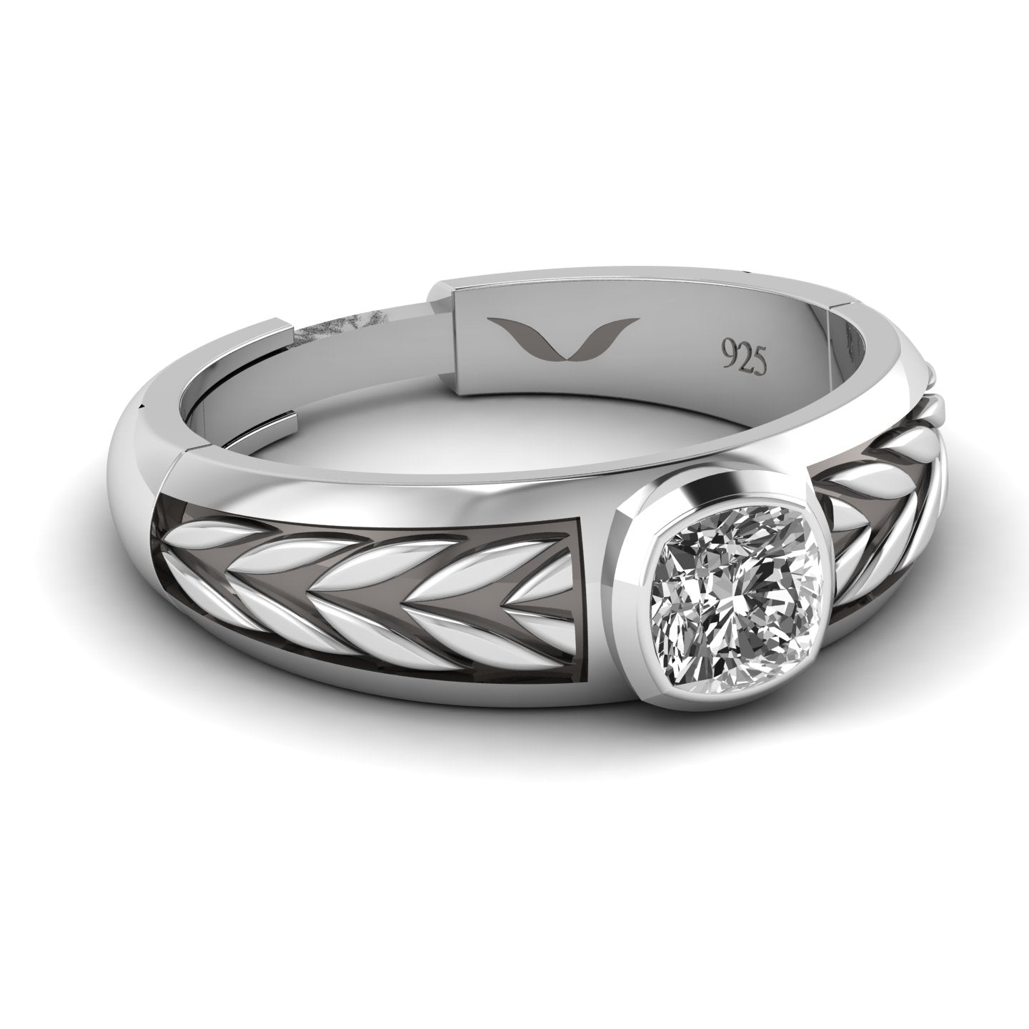 Slayer Ring White Zircon