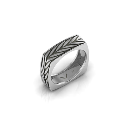Men's Band silver ring for men drake ring band men's ring plain rings by vitra jewellery