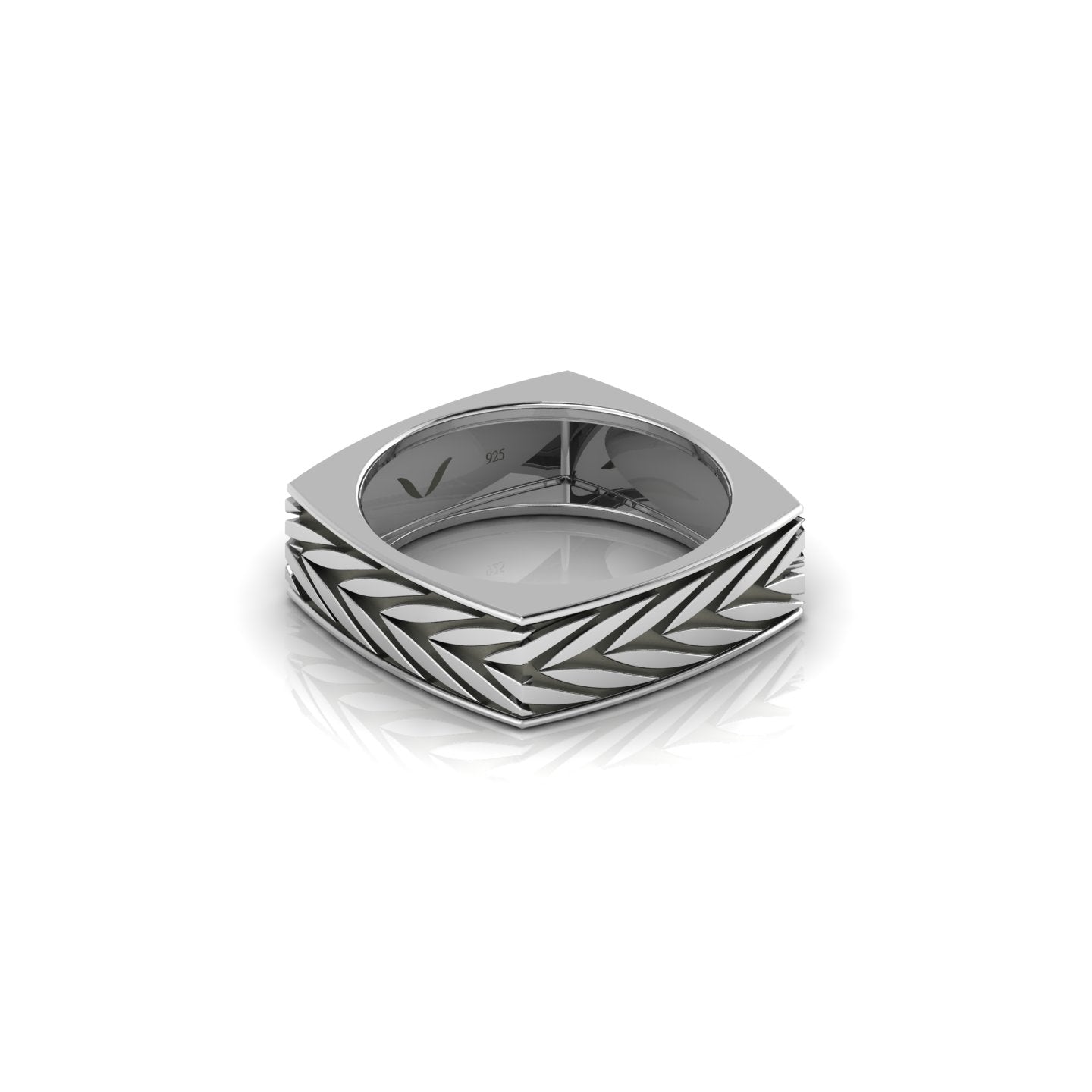 Men's Band silver ring for men drake ring band men's ring plain rings by vitra jewellery