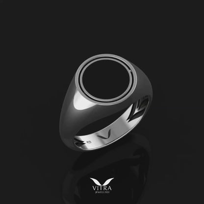 DRAVO-ROTATING DOUBLE SIDED SIGNET RING