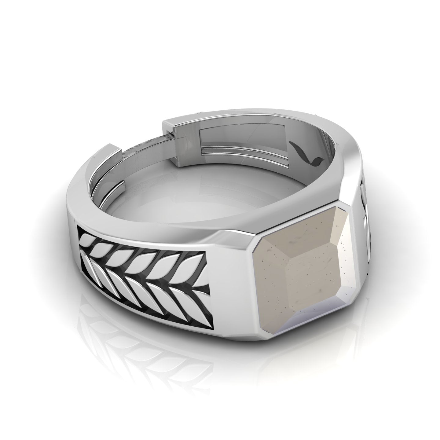 Rera Pyrite Men's Ring in 925 Sterling Silver – Money Magnet Ring